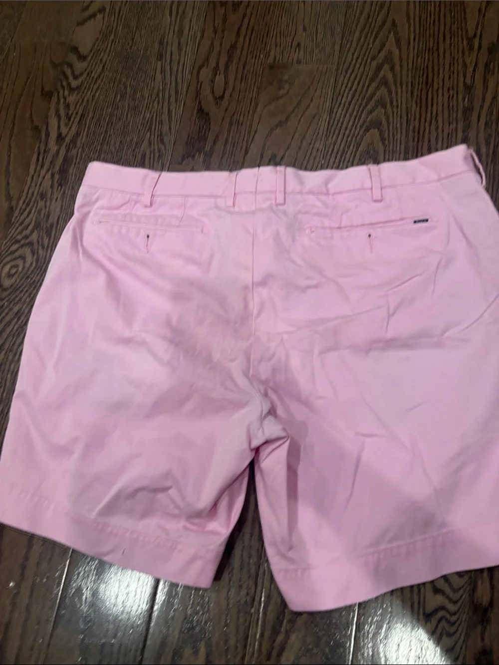 Polo by Ralph Lauren Light Pink Flat Front Chino Shorts